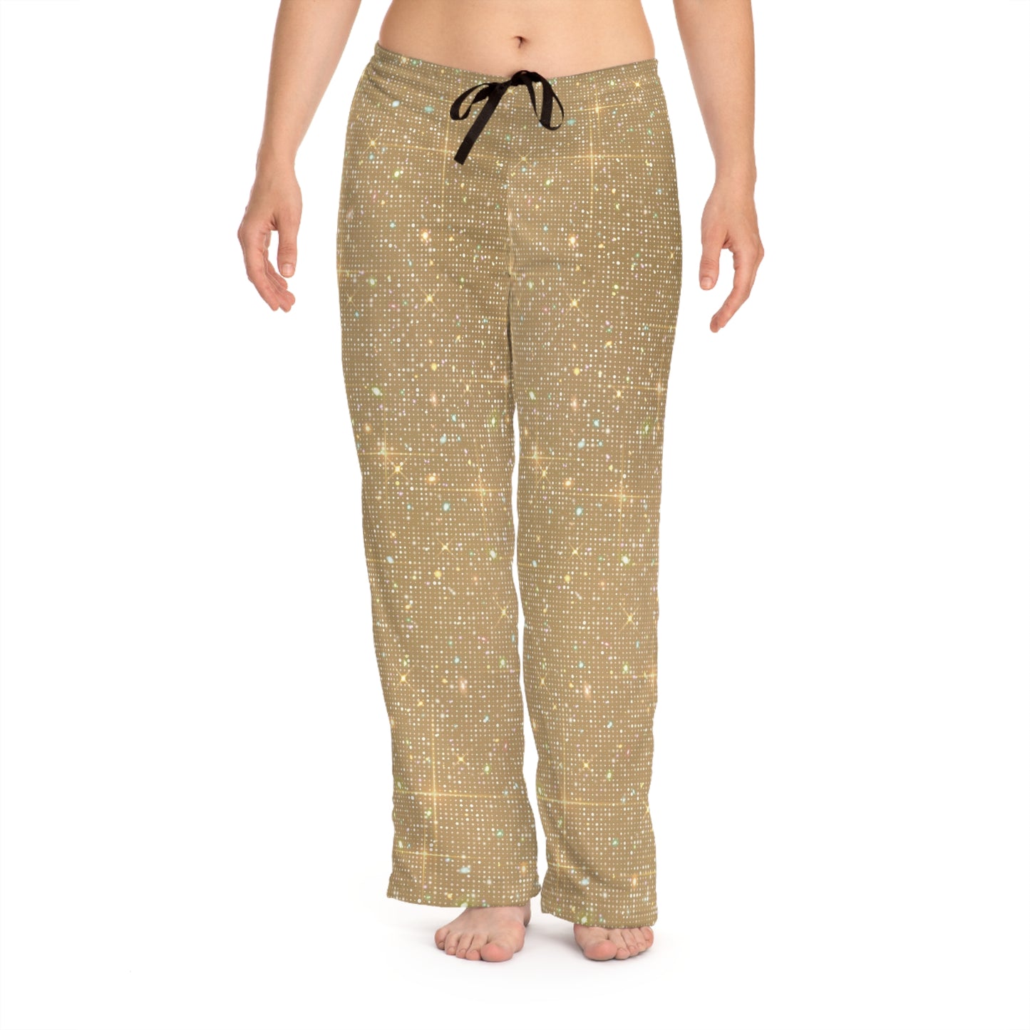 Gold Sparkle Women's Pajama Pants