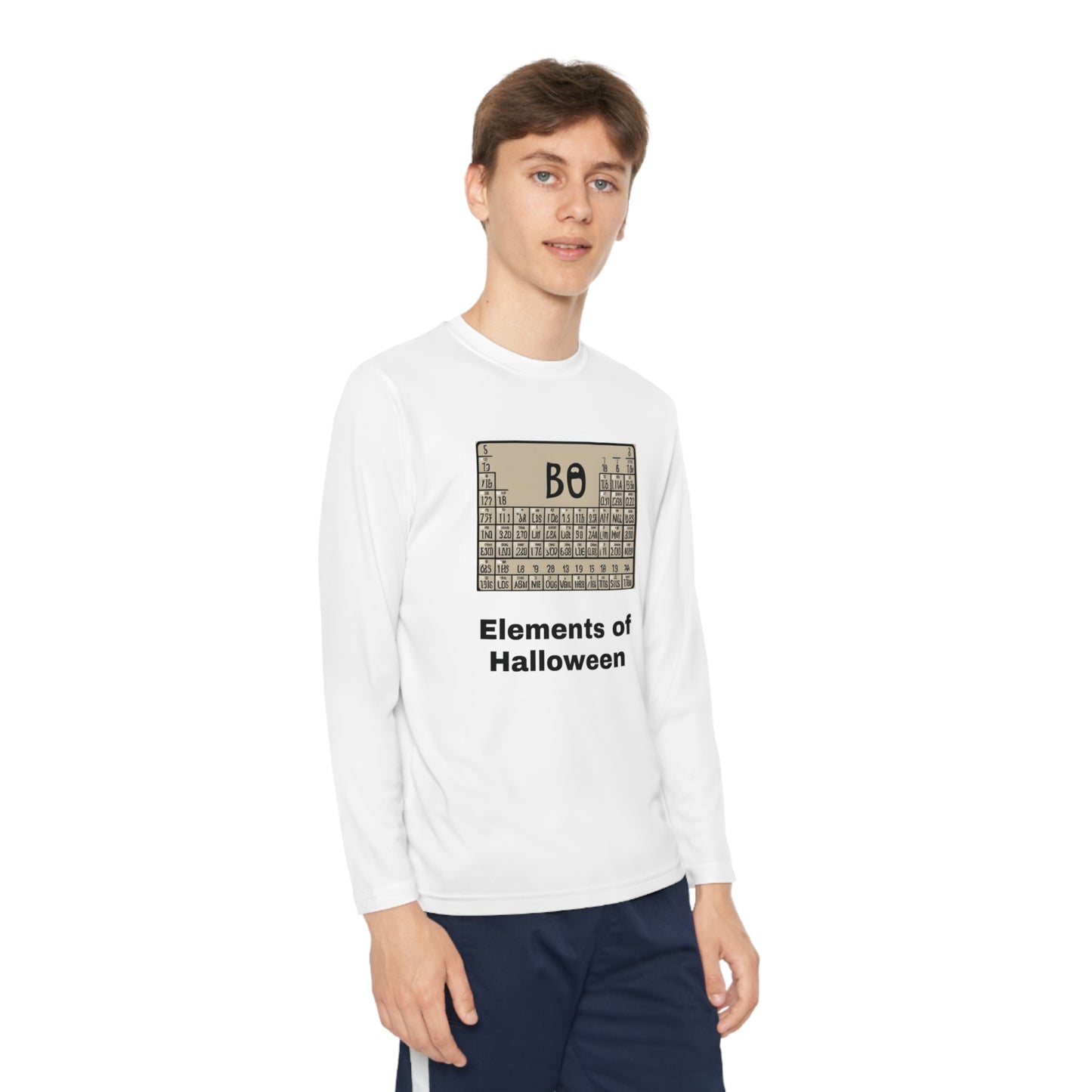 Elements of Halloween Youth Long Sleeve Competitor Tee