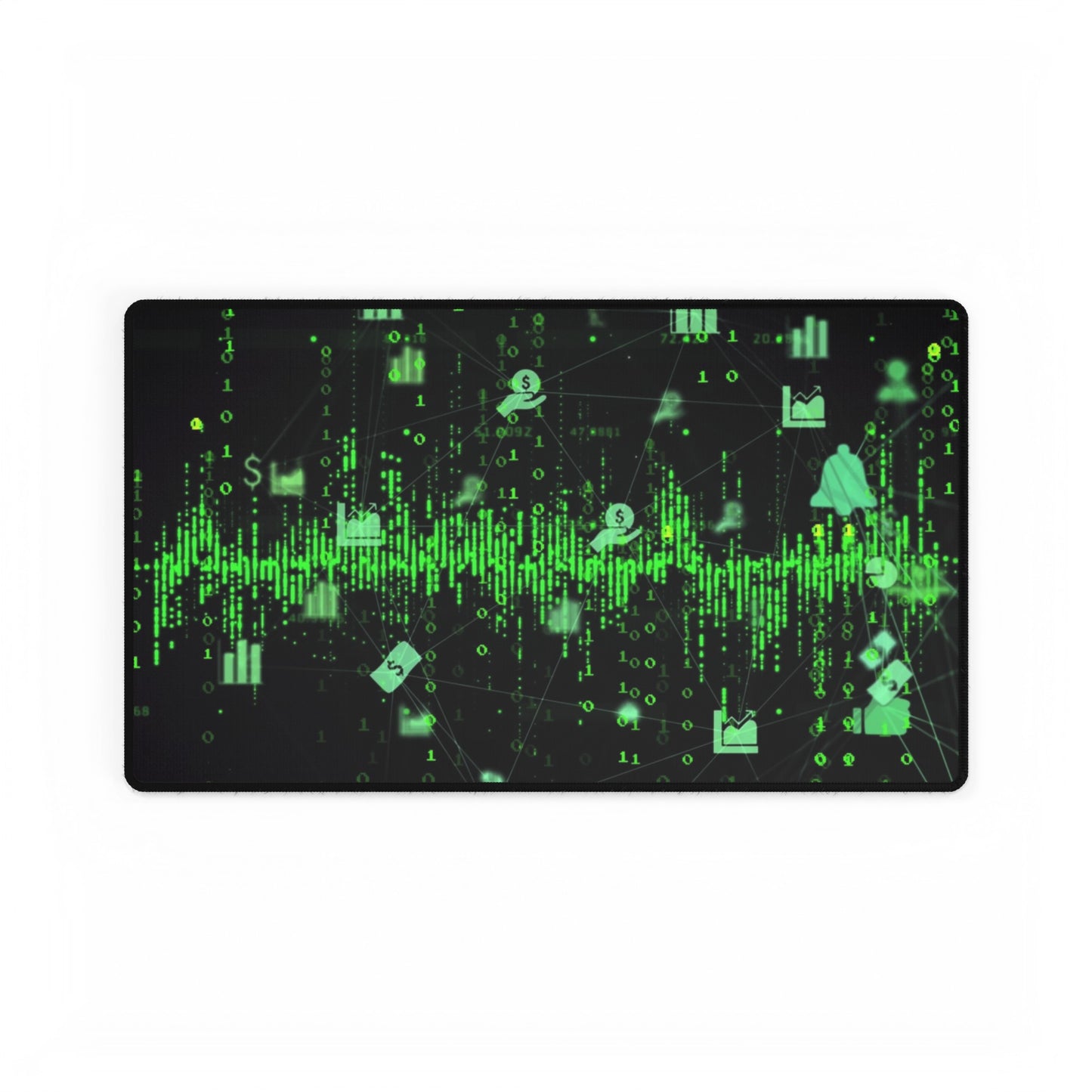 Green Coding Desk Mats