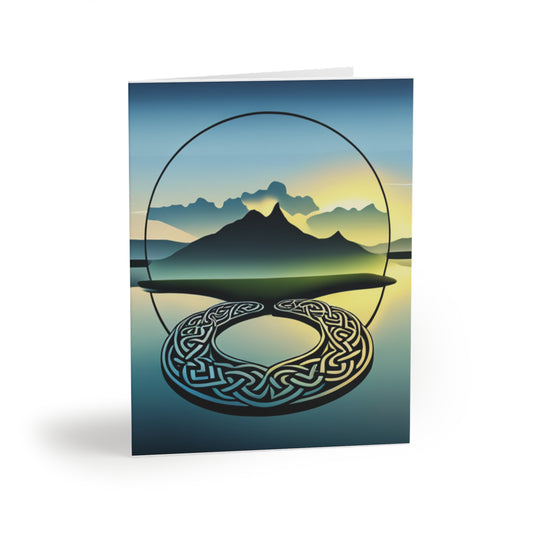 Irish Circle by a Lake Greeting cards (8, 16, and 24 pcs)