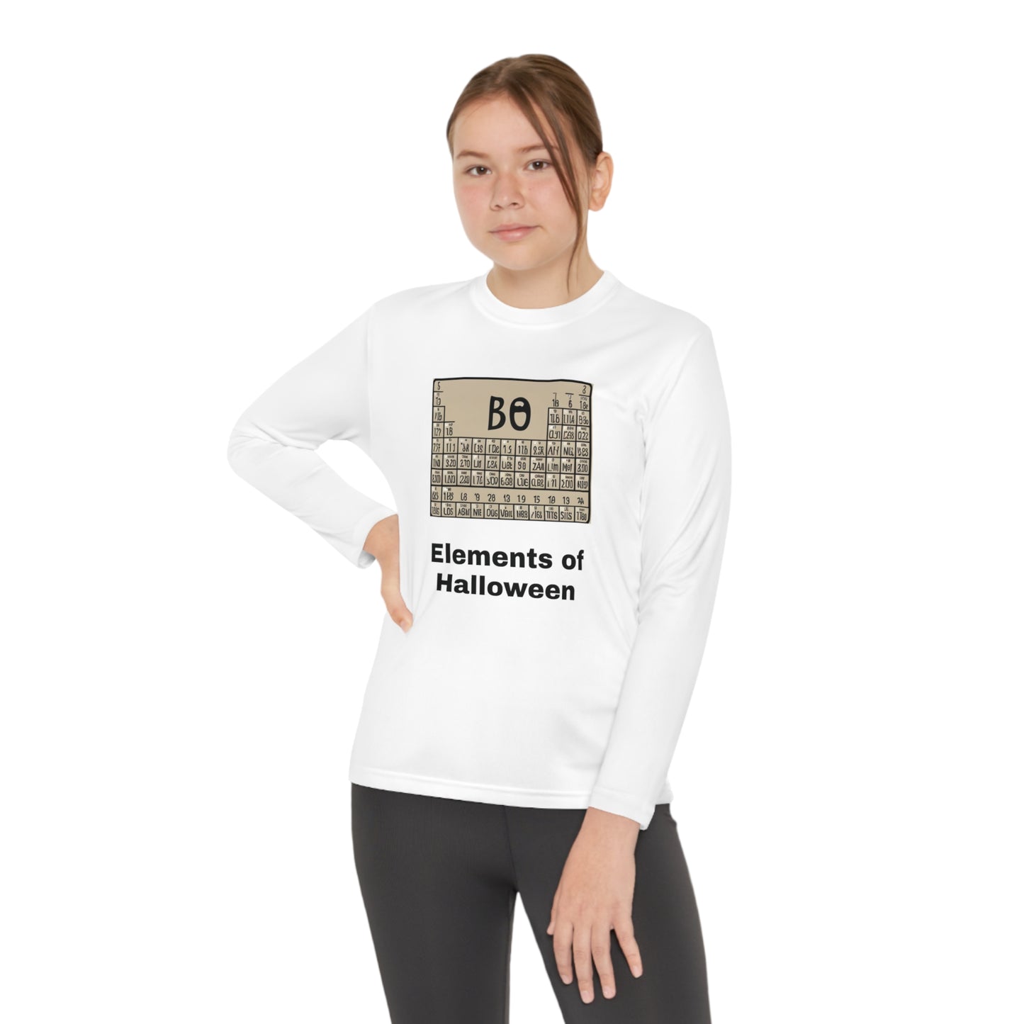 Elements of Halloween Youth Long Sleeve Competitor Tee