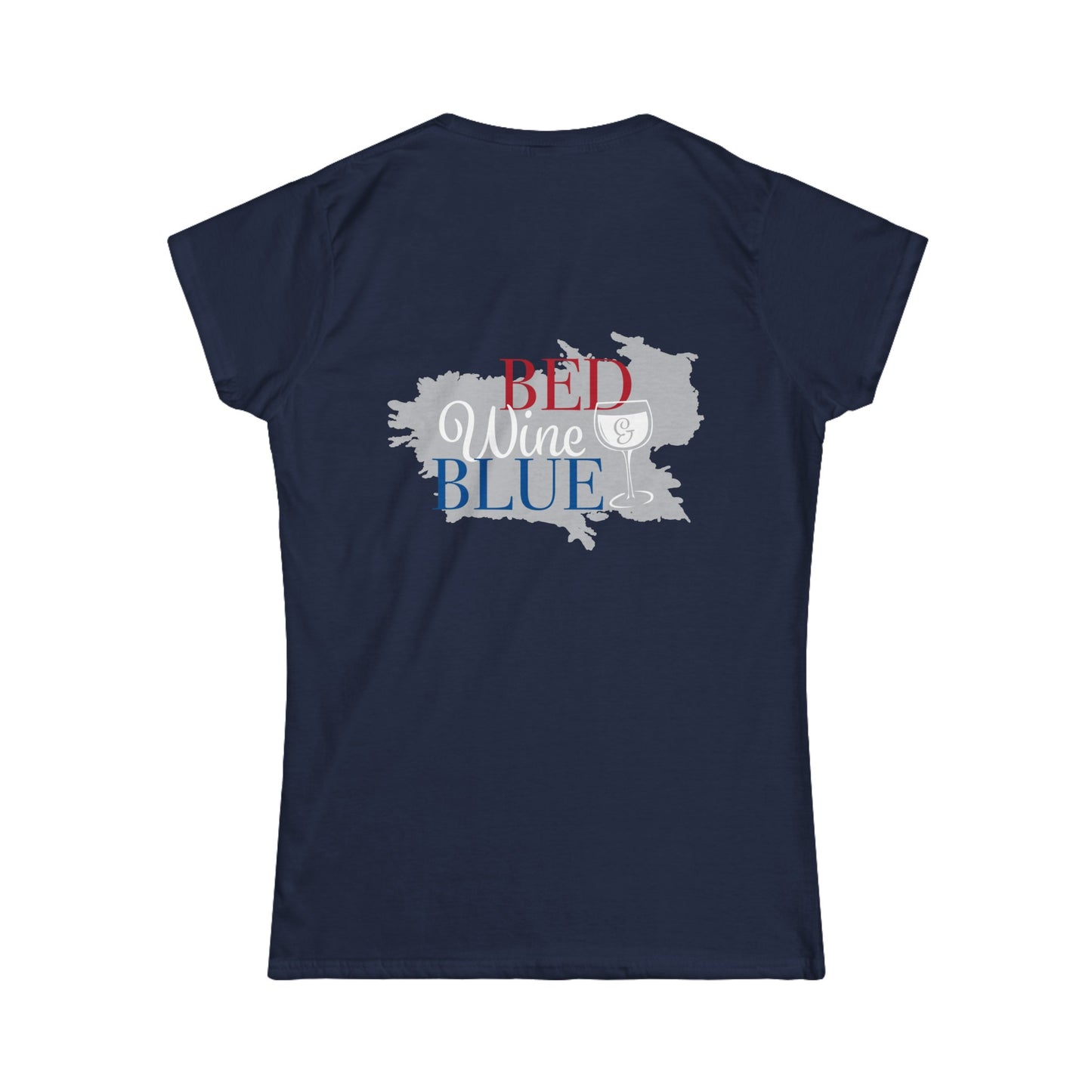 Bed Wine Blue Women's Softstyle Tee