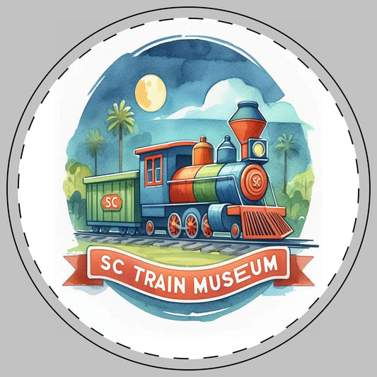 SC Train Museum Ceramic Coaster