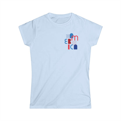 Bed Wine Blue Women's Softstyle Tee