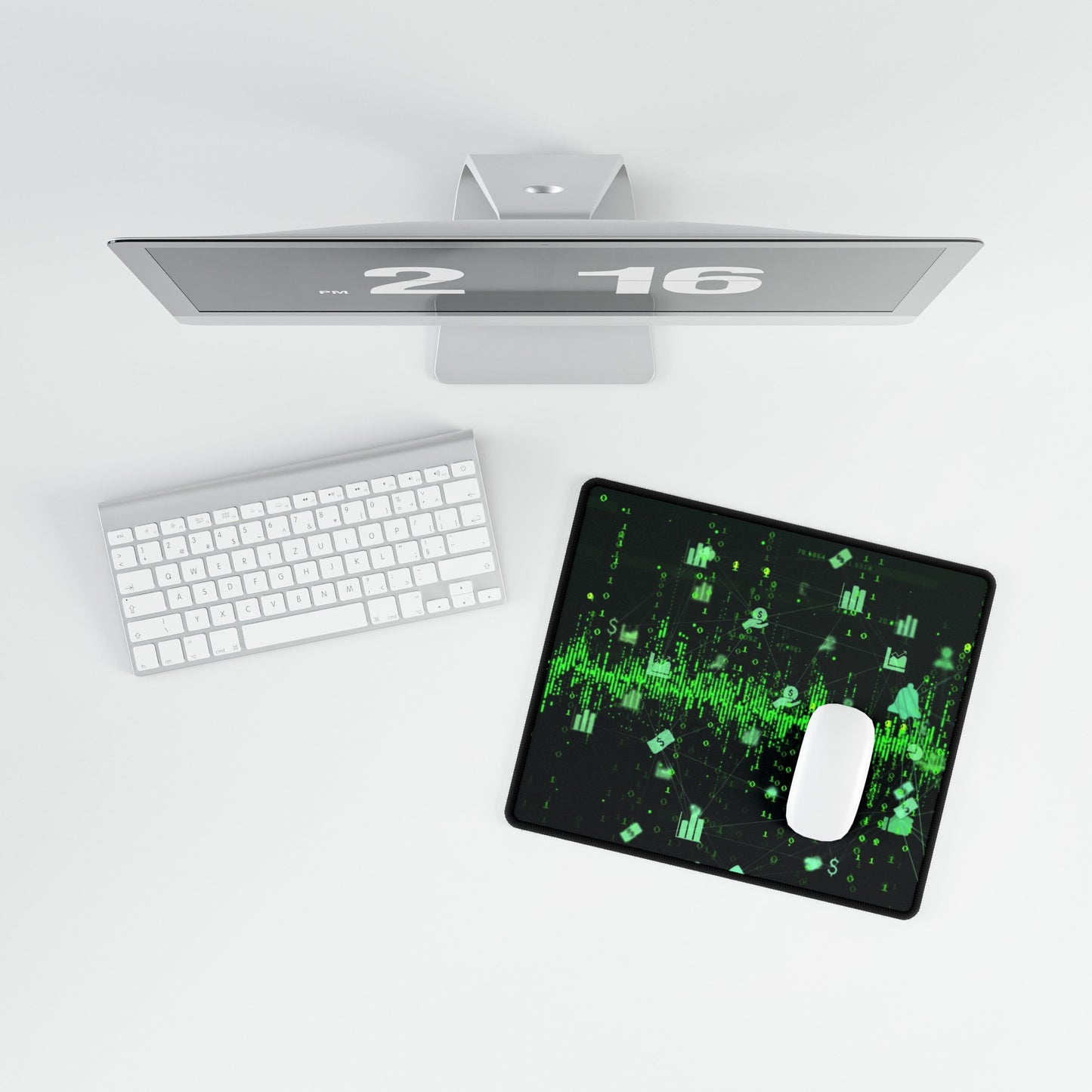 Green Coding Desk Mats