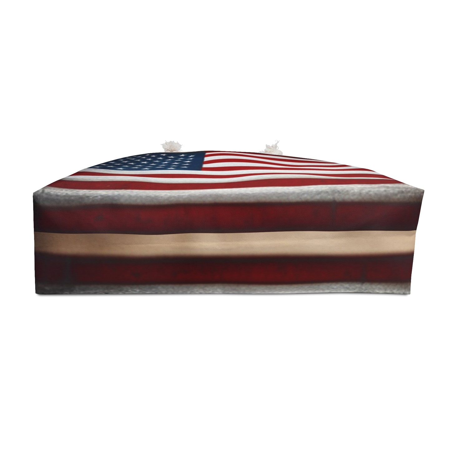 Rustic American Flag Weekender Bag