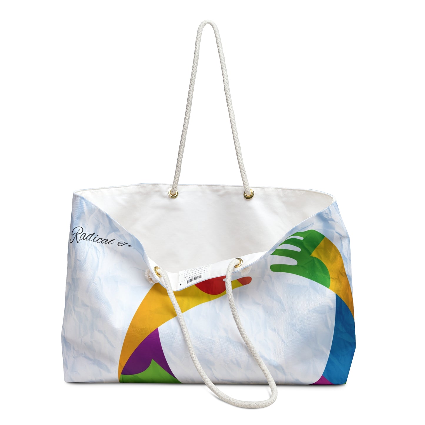 Radical Inclusion Wrinkled Paper Hands Weekender Bag