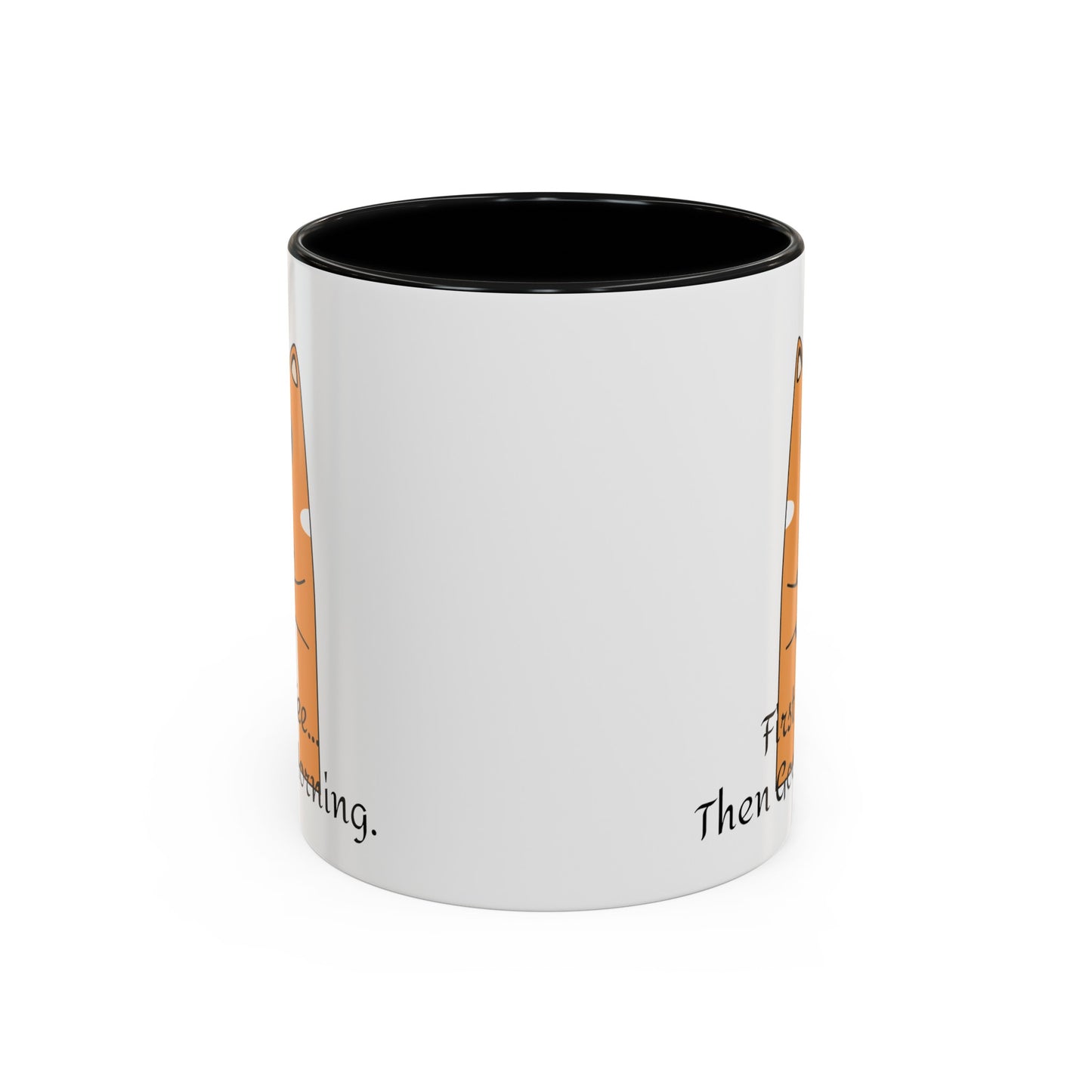 Coffee First Then Good Morning Accent Coffee Mug (11, 15oz)