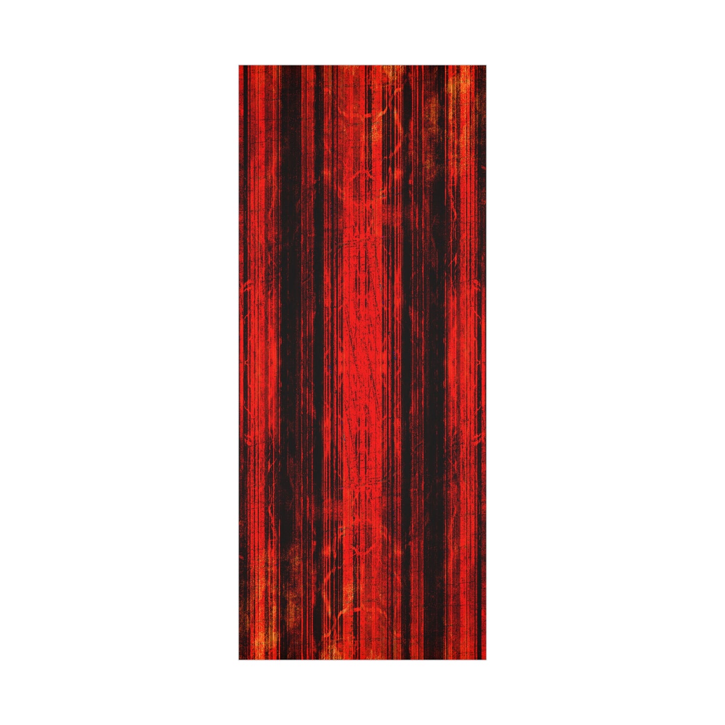 Red Yellow Strips Gift Wrap Papers