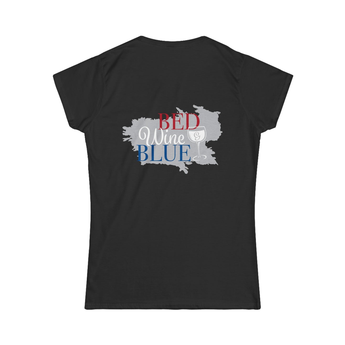 Bed Wine Blue Women's Softstyle Tee