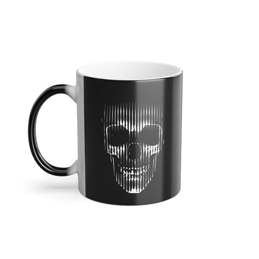 Dark/Sweet Skeleton Color Morphing Mug, 11oz