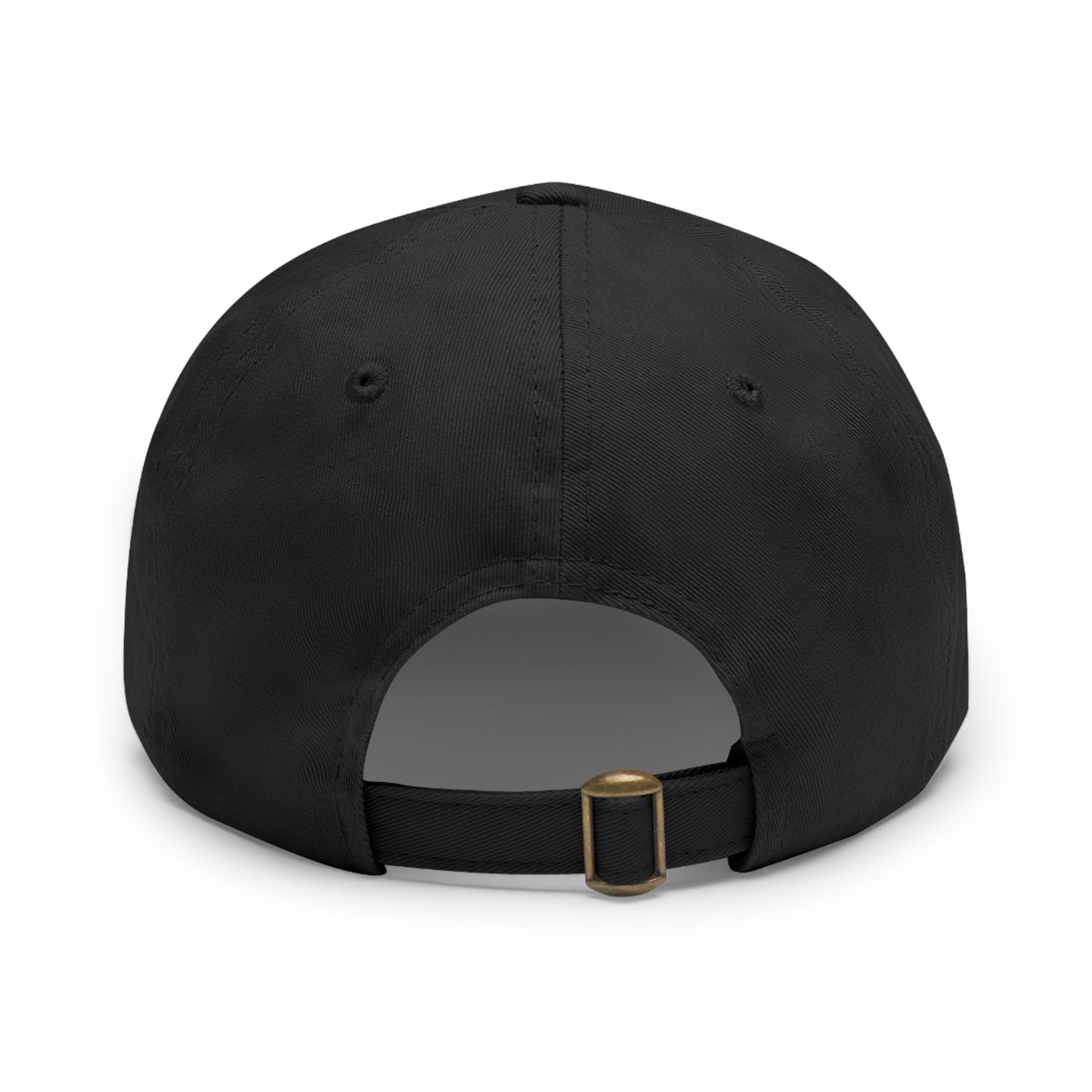 Four Leaf Clover Dad Hat with Leather Patch (Rectangle)