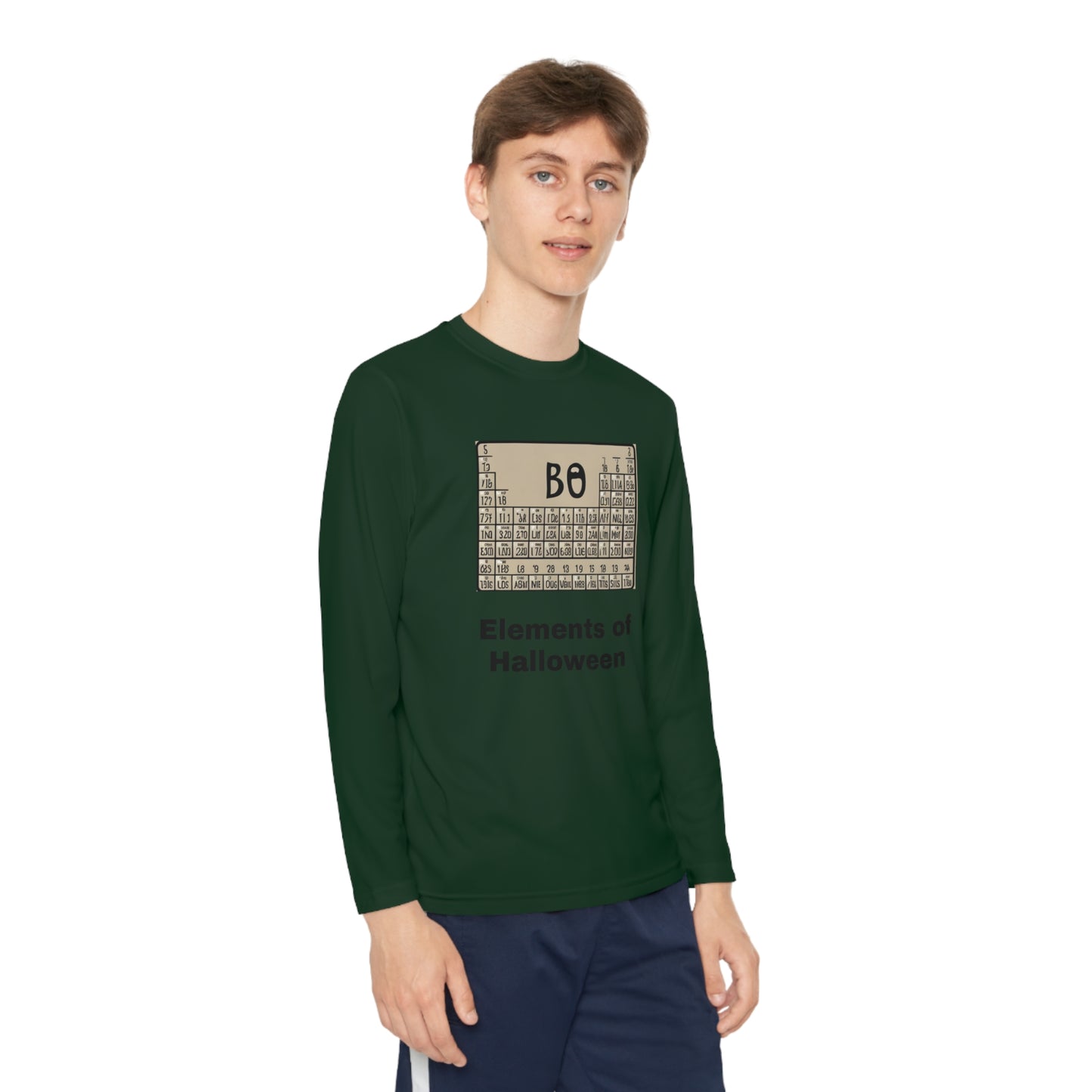 Elements of Halloween Youth Long Sleeve Competitor Tee