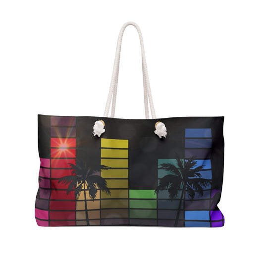 Soundbars and Palm Trees Weekender Bag