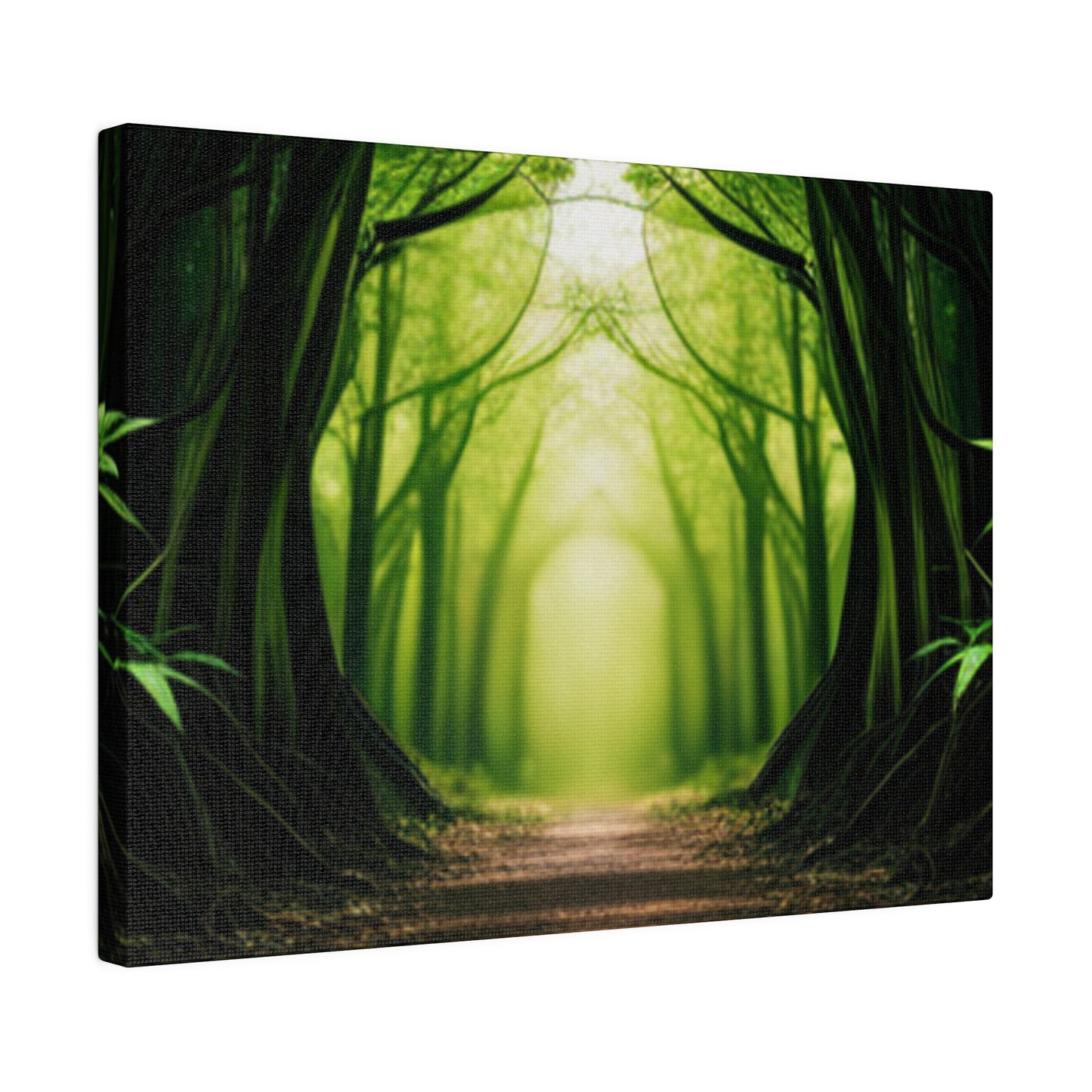 Nature Tunnel Path Matte Canvas, Stretched, 0.75"