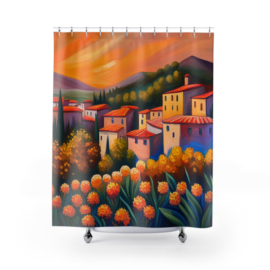 Shower Curtain in Tuscany