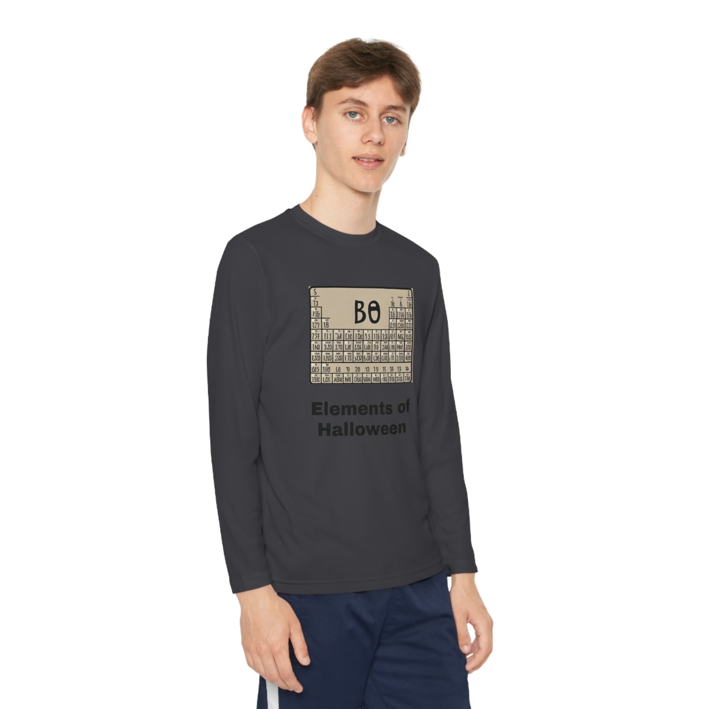 Elements of Halloween Youth Long Sleeve Competitor Tee