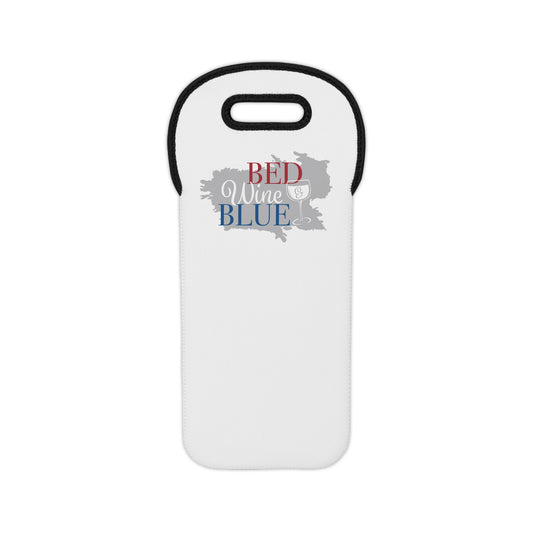 Bed Wine & Blue Wine Tote Bag