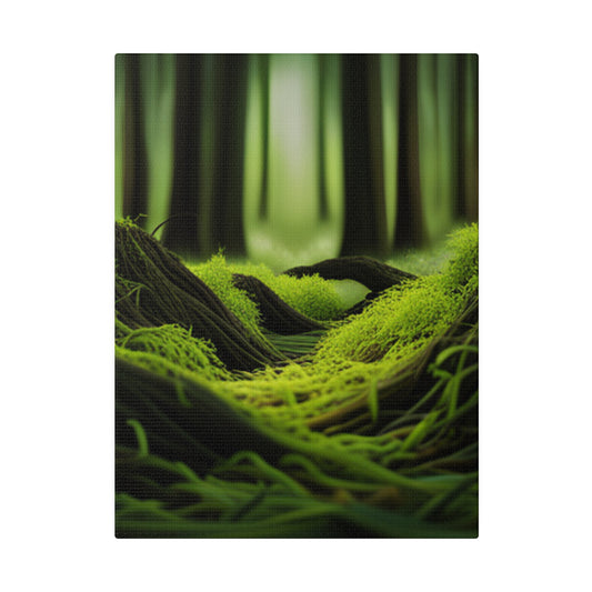 Overgrown Vine Forest Matte Canvas, Stretched, 0.75"