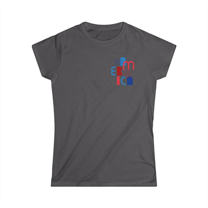 Bed Wine Blue Women's Softstyle Tee