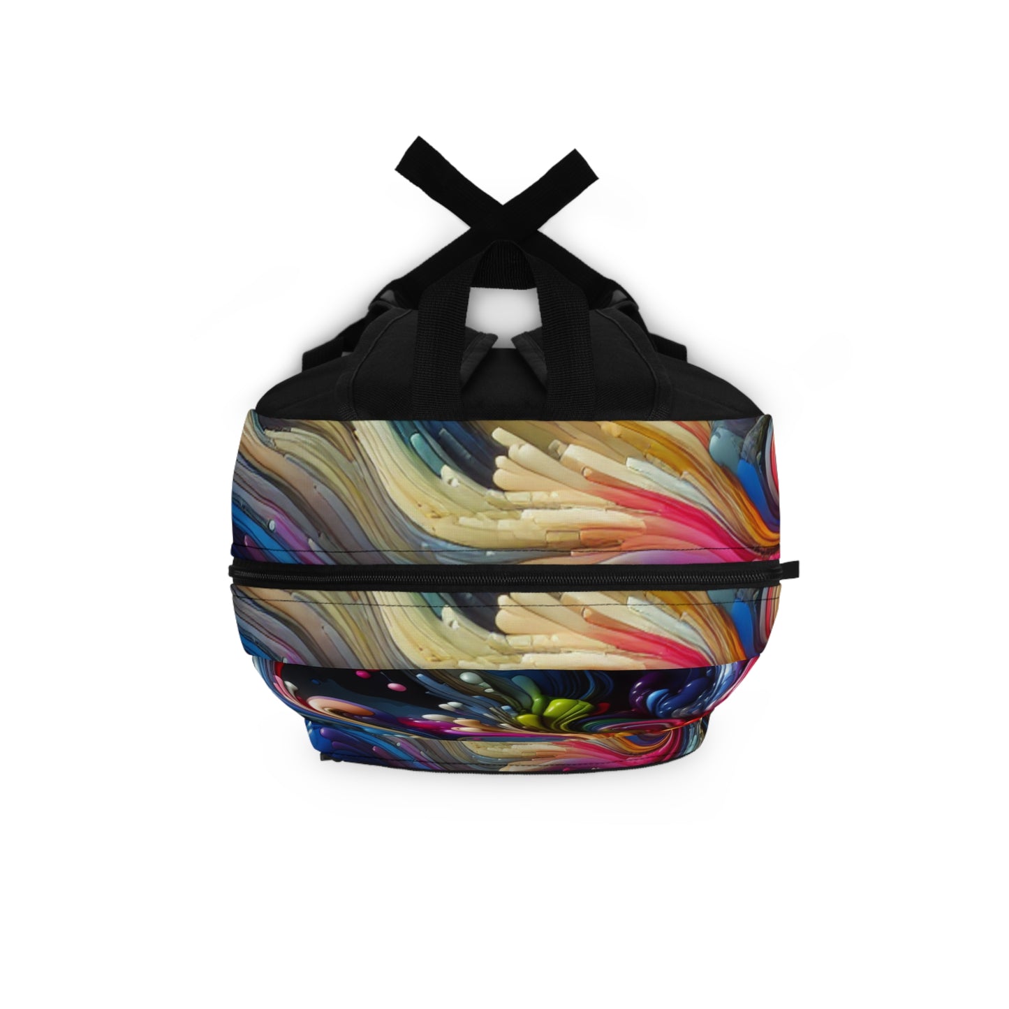 Colorful Liquid Drips Backpack