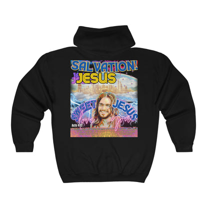 Unisex Heavy Blend™ Sweet Salvation Up! Full Zip Hooded Sweatshirt